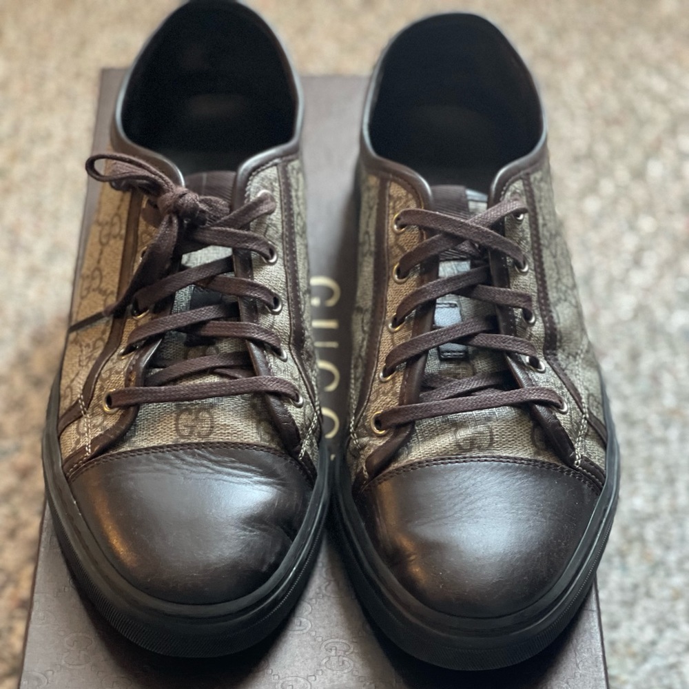 Gucci GG Monogram Sneakers Size 41.5